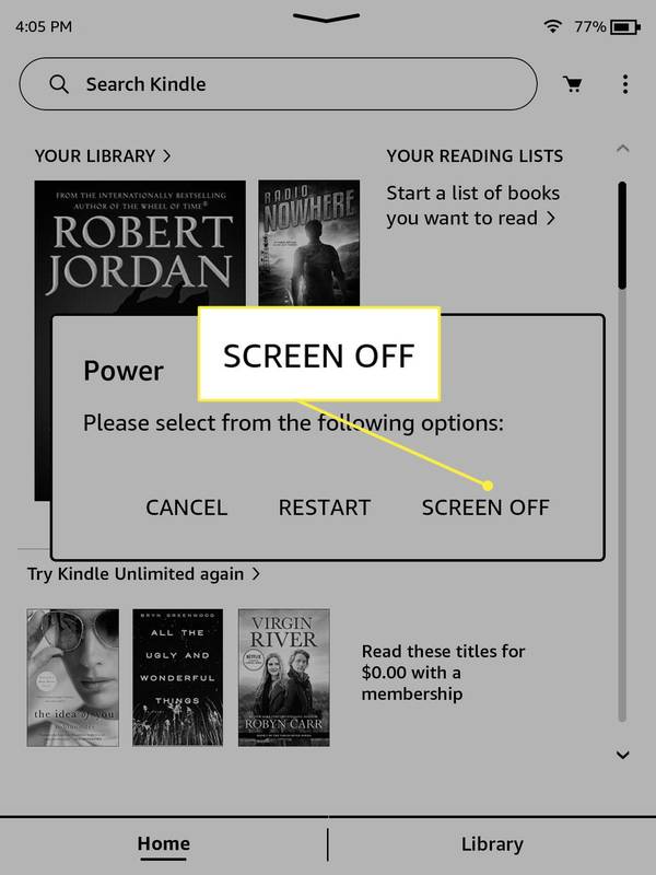 Cara Mematikan Kindle Paperwhite