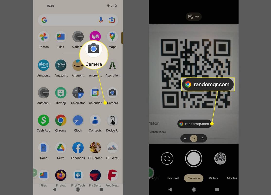 Kako skenirati kodo QR v sistemu Android