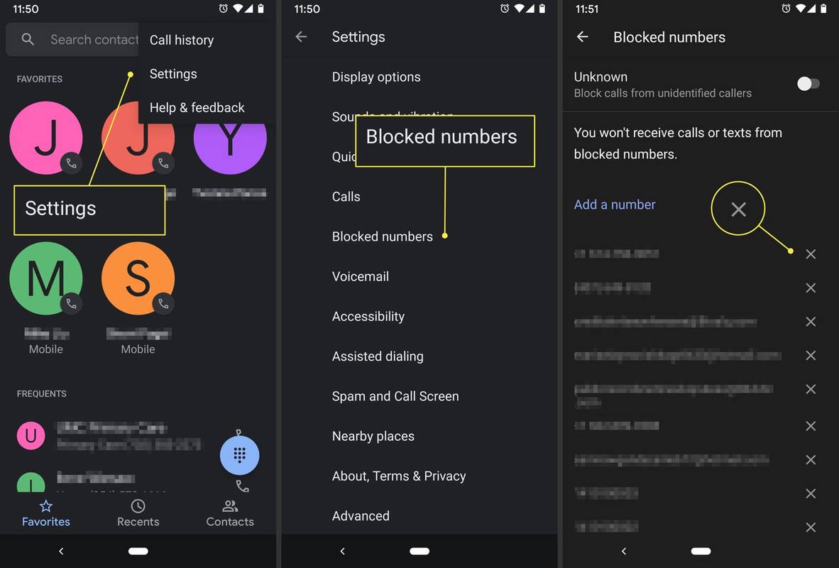 Come sbloccare un numero su un telefono Android