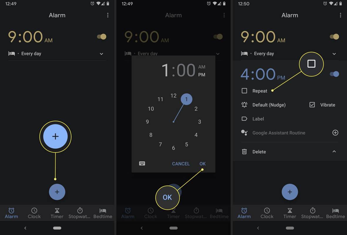 Как установить будильник на устройствах Android