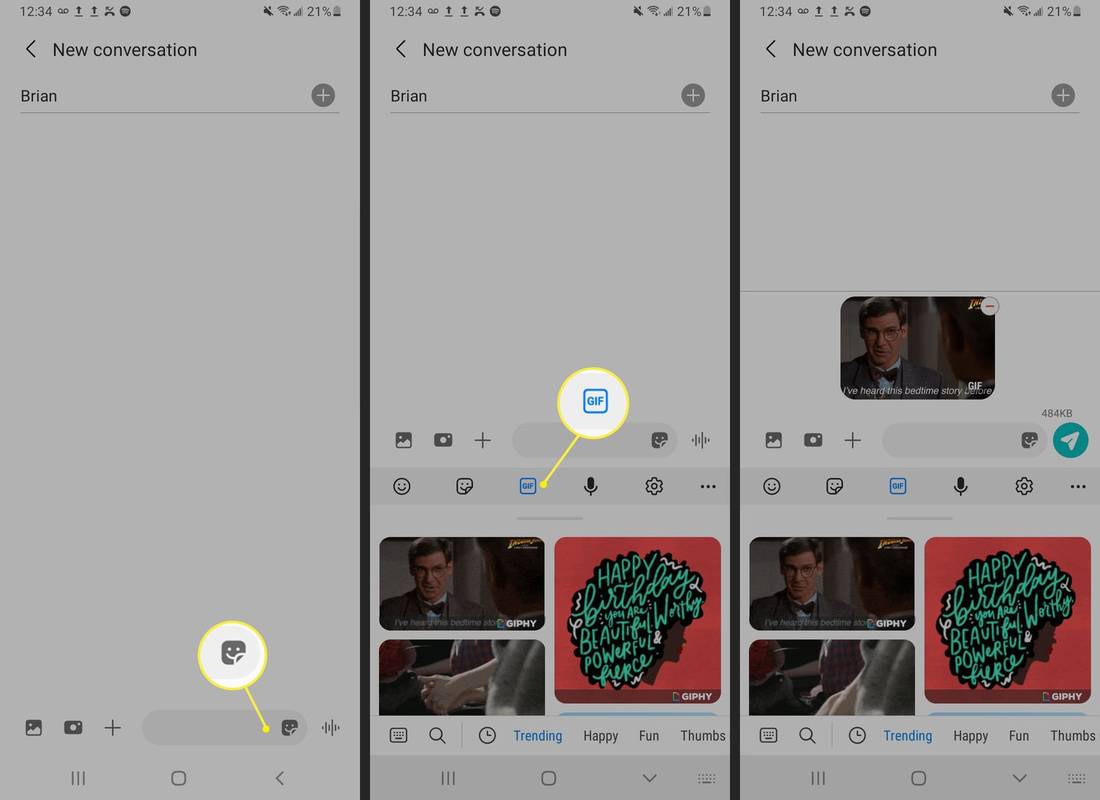 Cara Menghantar GIF pada Android