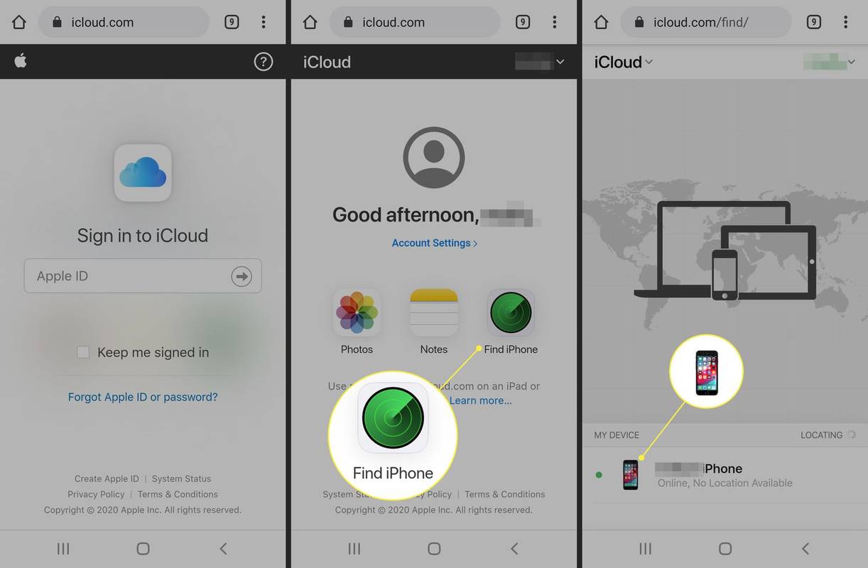 Как да проследите iPhone от телефон с Android
