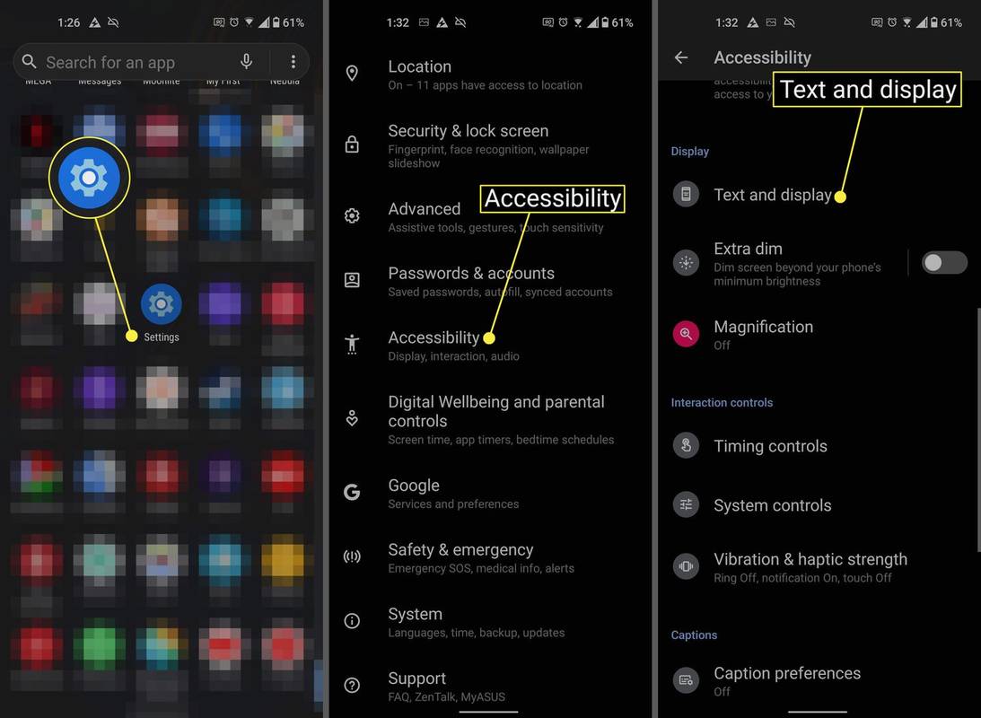 Kaip pakeisti teksto burbulų spalvą „Android“.