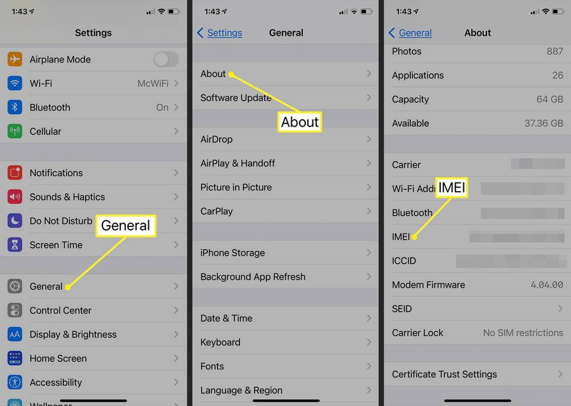 휴대폰의 IMEI 또는 MEID 번호를 찾는 방법