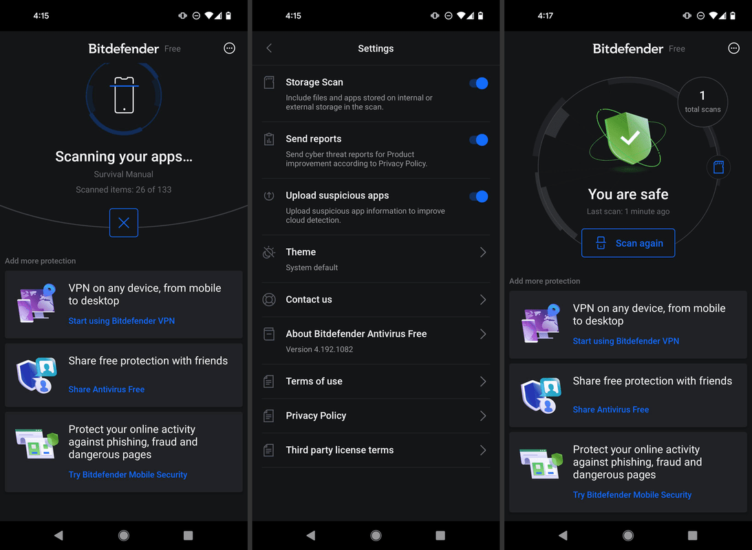 4 Pinakamahusay na Libreng Antivirus Apps para sa mga Android Phone