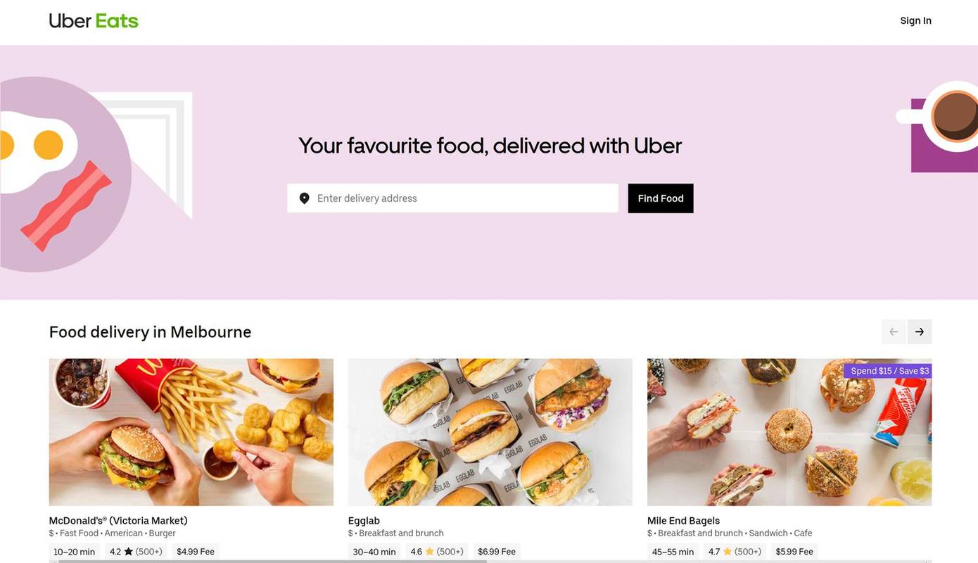 Uber Eats-fiók törlése