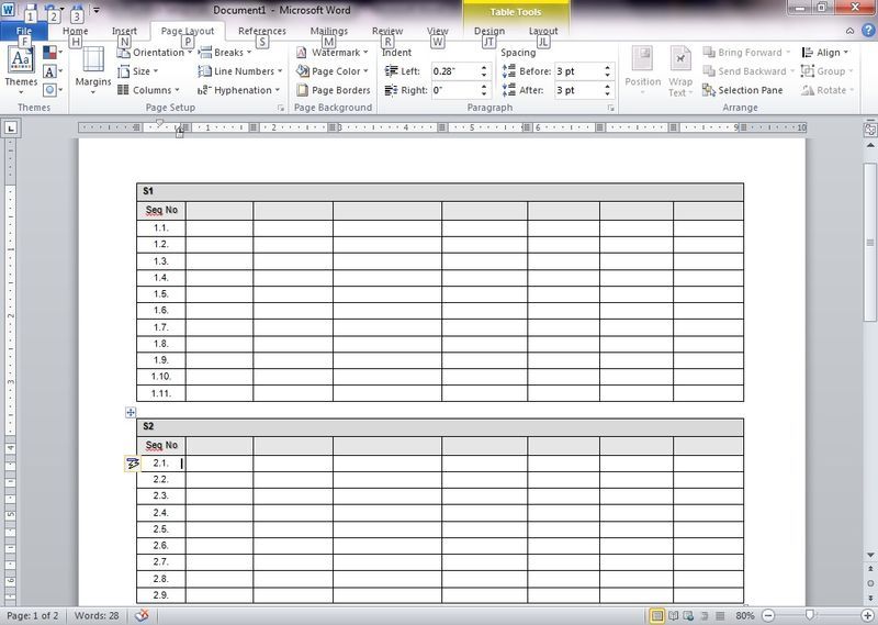 Jak přizpůsobit tabulku stránce v aplikaci Microsoft Word