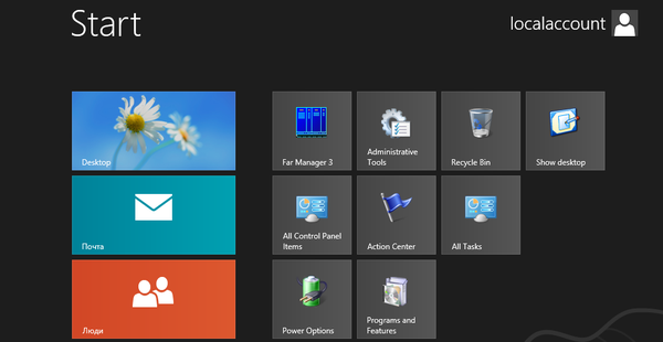Активирайте разширени анимации за началния екран в Windows 8