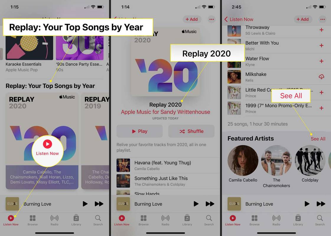 Kā redzēt savu statistiku un labākos izpildītājus pakalpojumā Apple Music (2024)
