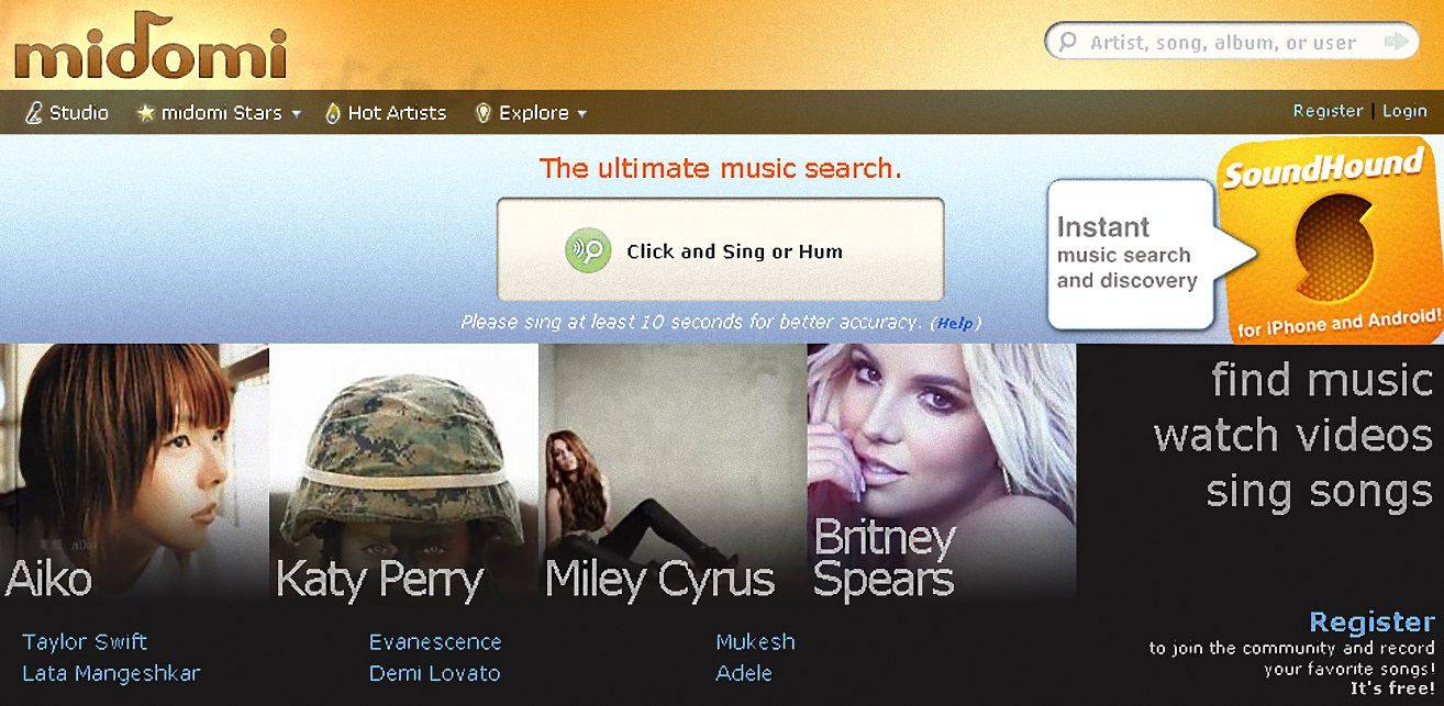 Kostenlose Online-Dienste, die unbekannte Songs identifizieren