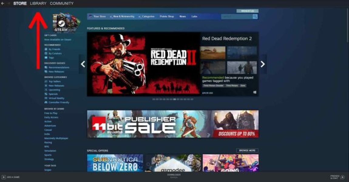 Pelin päivittäminen Steamissä [askel askeleelta]