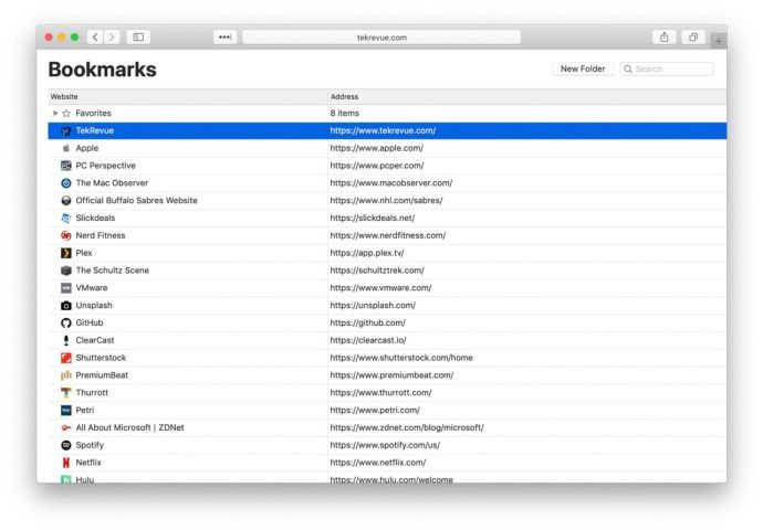 Slik sorterer du bokmerker automatisk i Safari for Mac med SafariSort