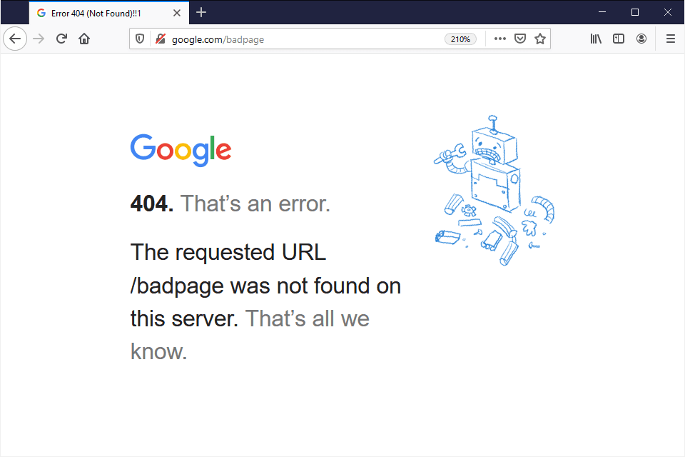 Грешка 404 Страница није пронађена: шта је то и како је поправити