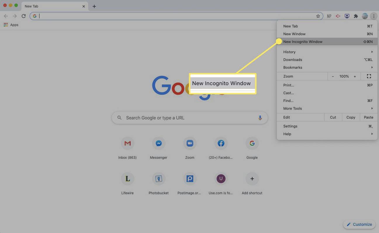 Hoe u de incognitomodus inschakelt in Chrome, Edge, Firefox, Safari en Opera