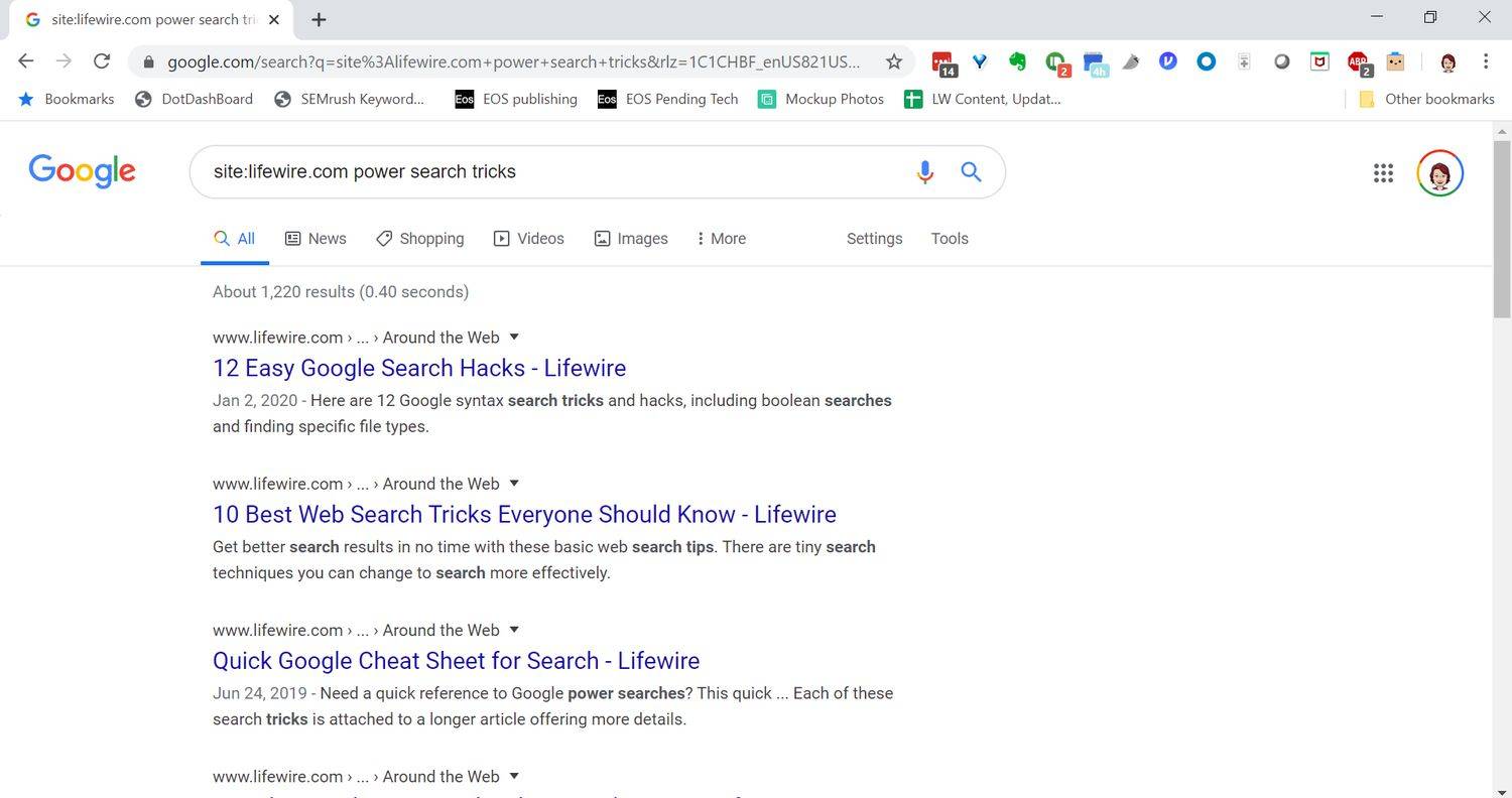 Použite Google na vyhľadávanie v rámci jednej webovej stránky
