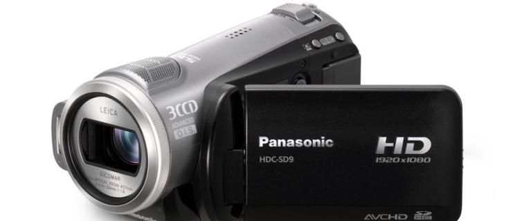„Panasonic HDC-SD9“ apžvalga