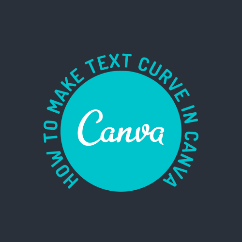 Come creare una curva di testo in Canva