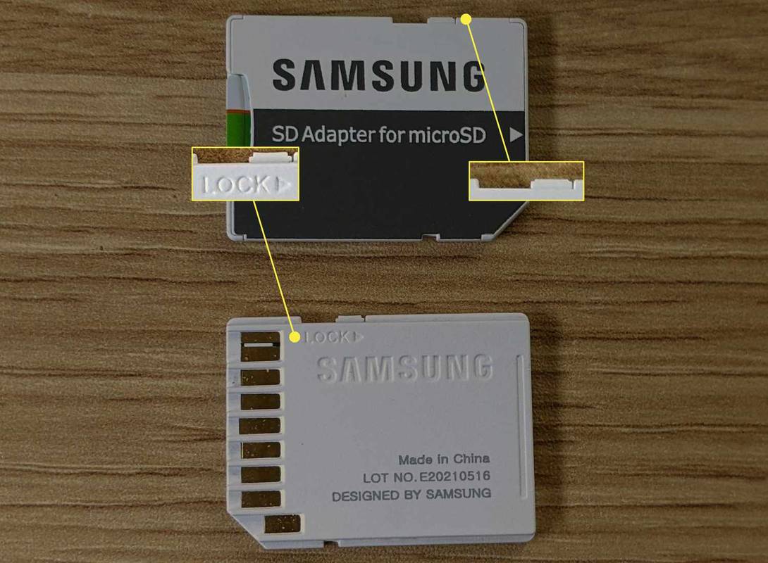 Hogyan lehet eltávolítani az írásvédelmet a Micro SD kártyáról