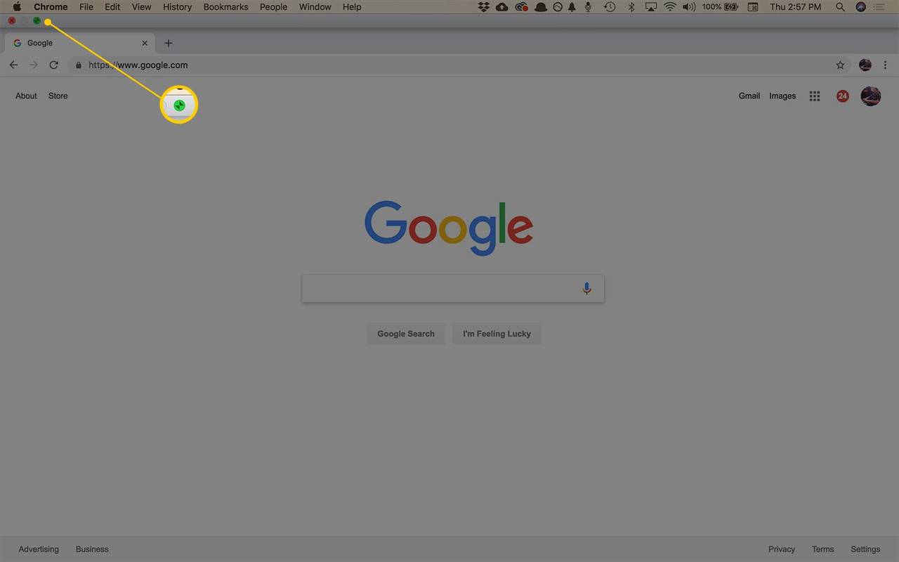 Com activar el mode de pantalla completa a Google Chrome