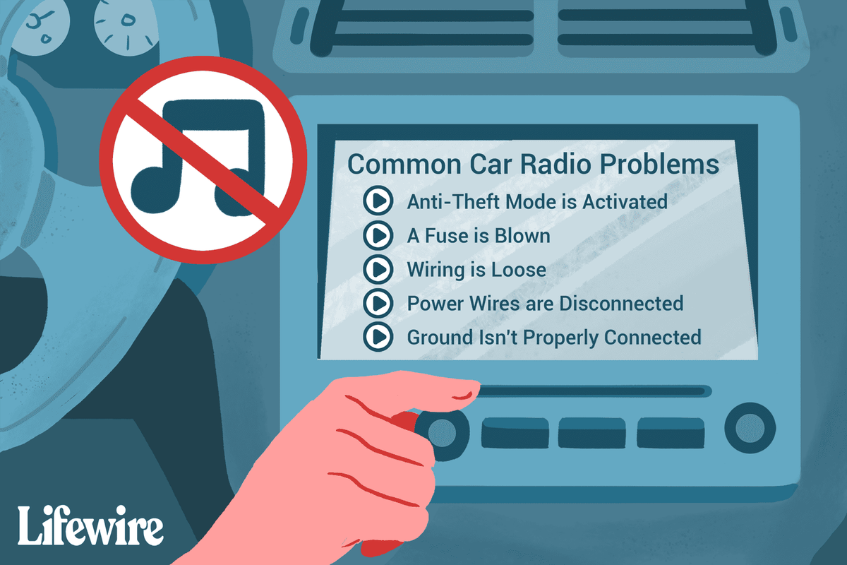 Dlaczego radio samochodowe się nie włącza