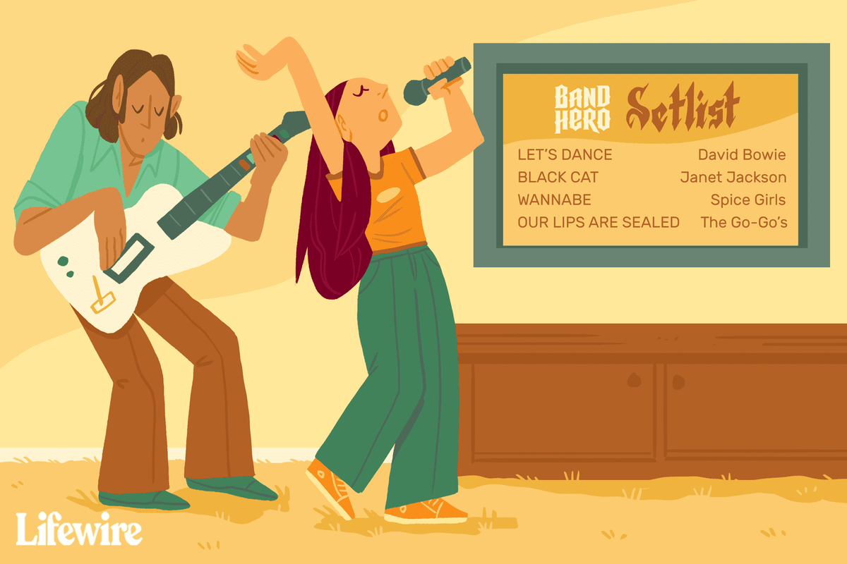 Seznam pesmi Band Hero