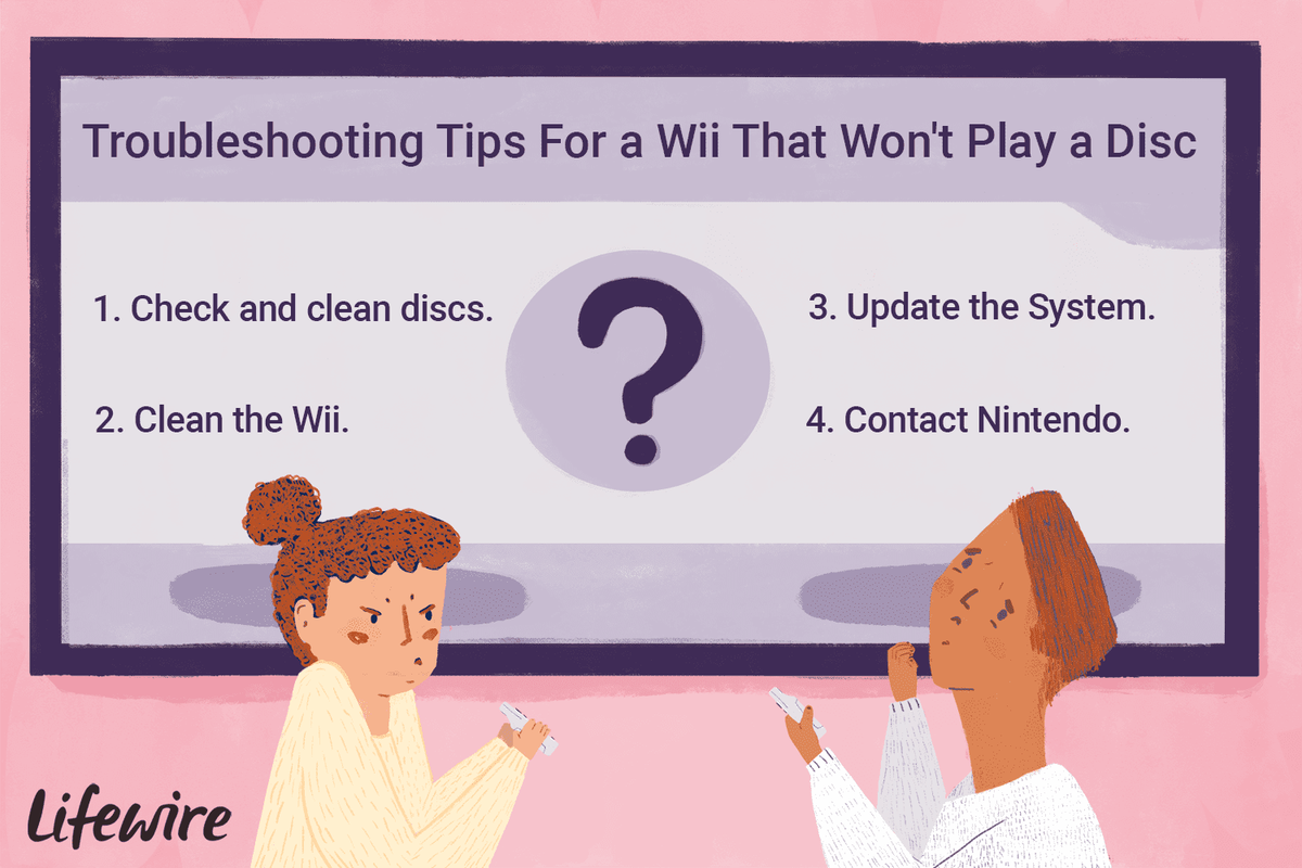 Wii가 디스크를 읽을 수 없는 경우 수행할 작업
