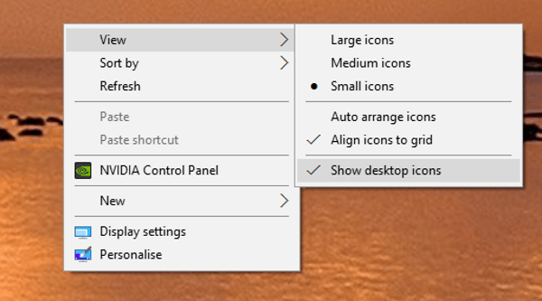 Ako pridať ikony na plochu Windows 10