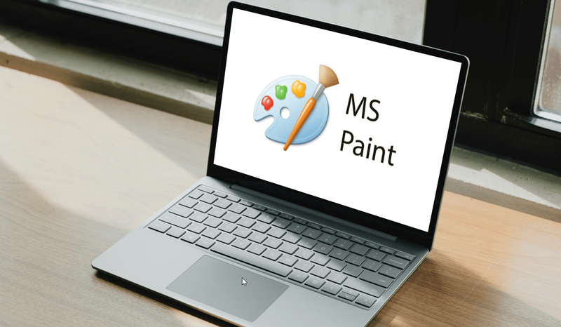 Kaip padaryti skaidrų foną naudojant MS Paint