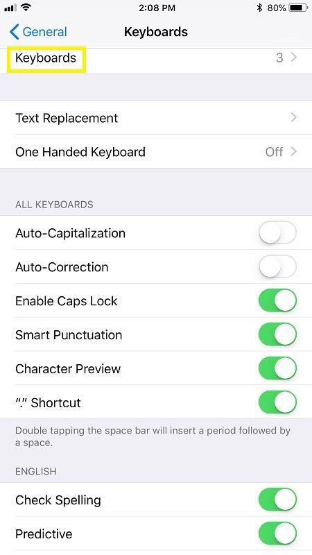 Cómo desactivar la autocorrección en el iPhone XR