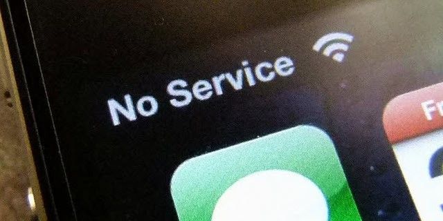 Žiadna služba alebo sieťové pripojenie na iPhone 6S