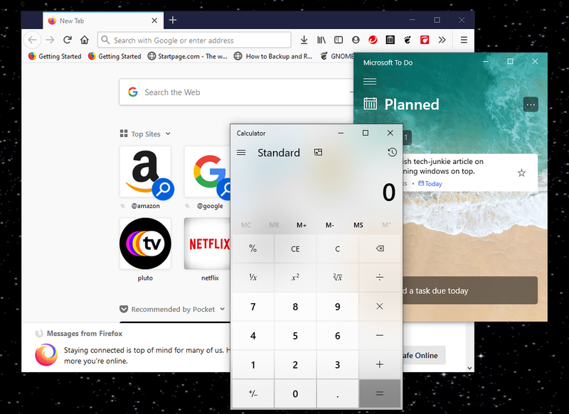 Cara Menyematkan Windows di Atas Orang Lain di Windows 10