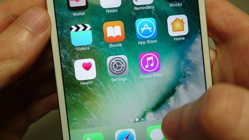 Apps verplaatsen en verwijderen op de iPhone 6S