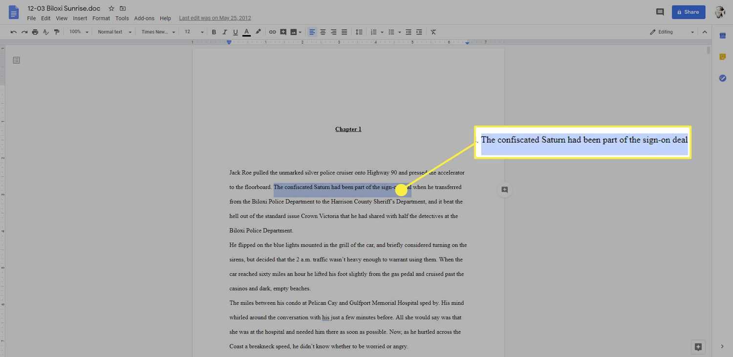 Cara Mencoret di Google Docs