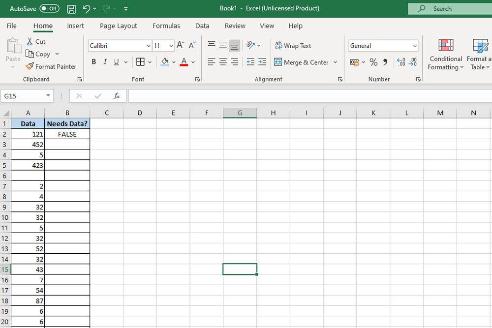 Cara Menggunakan Fungsi ISBLANK di Excel