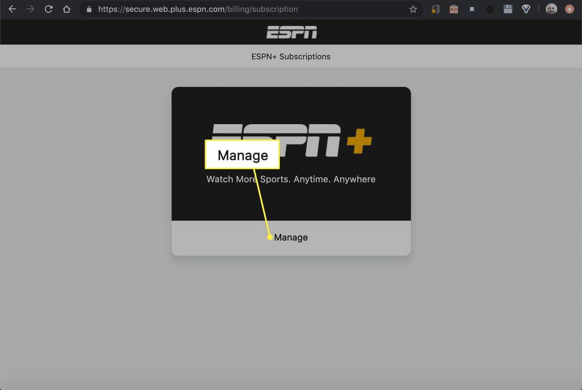 Cách hủy ESPN Plus