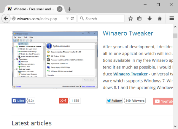 Firefox 40 indeholder flere vigtige UI-ændringer igen