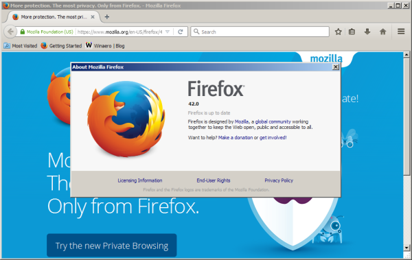 Semua yang perlu Anda ketahui tentang Firefox 42