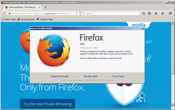 فائر فاکس 42 کے بارے میں جاننے کے لئے آپ کو ہر چیز کی ضرورت ہے