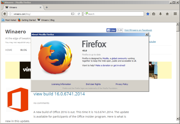 Semua yang perlu Anda ketahui tentang Firefox 45