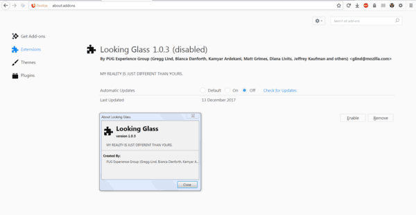 Wat is Looking Glass in Firefox en waarom heeft u het?