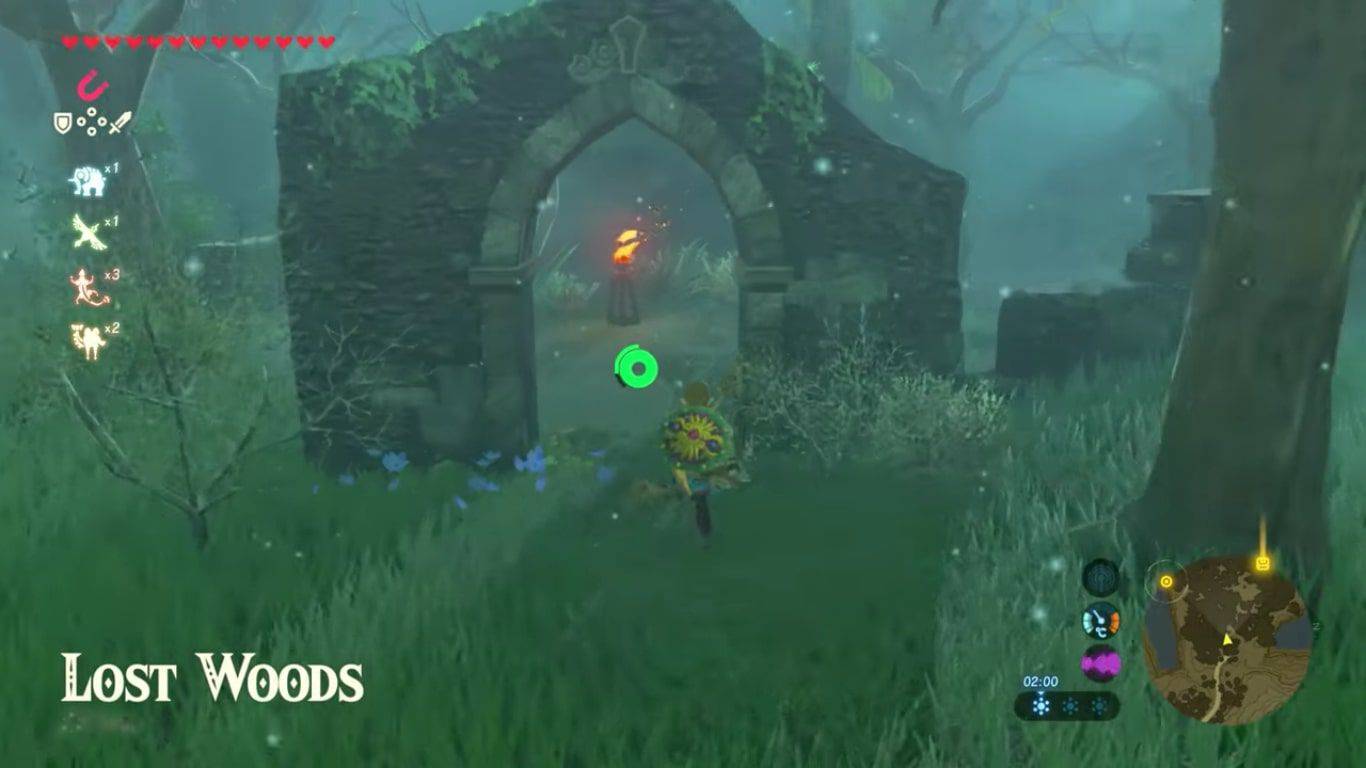 Come attraversare i boschi perduti in Zelda: BOTW