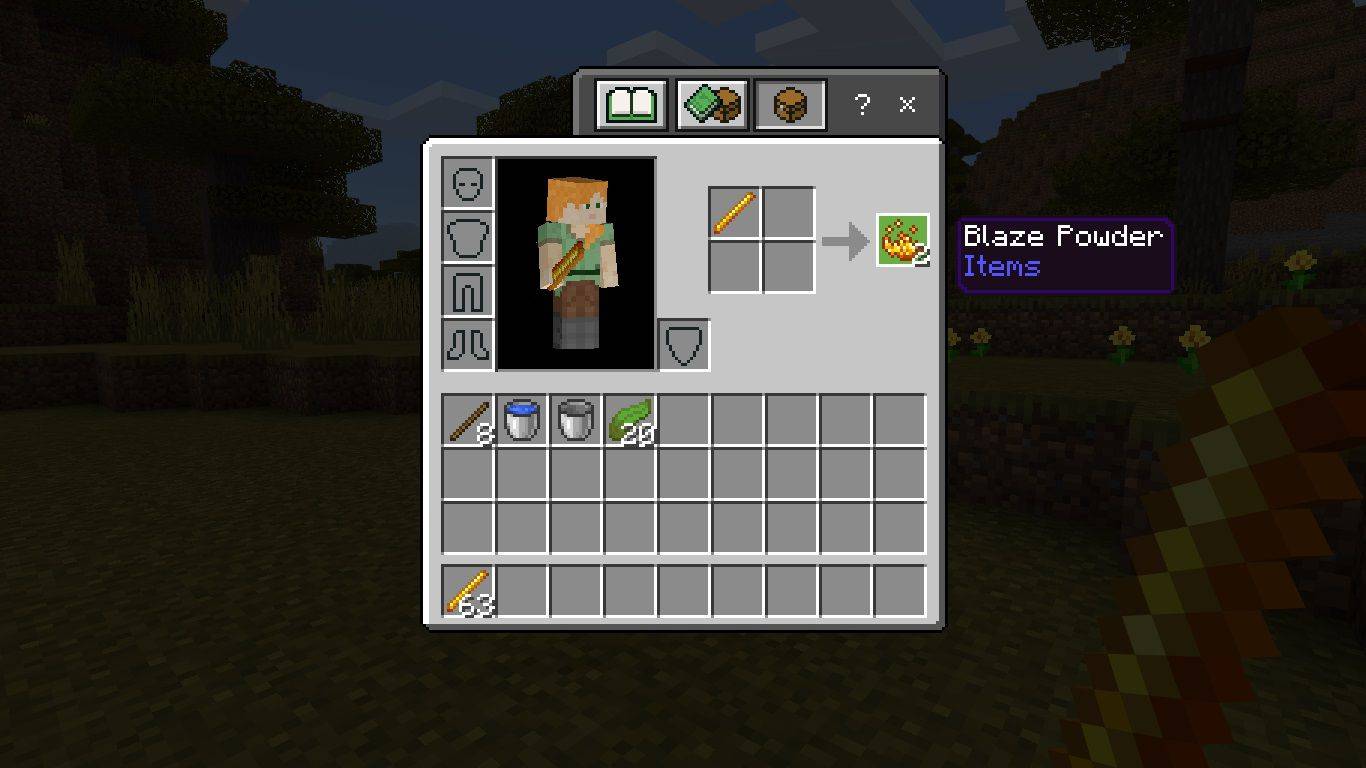 Minecraft で治癒ポーション (インスタントヘルス) を作る方法