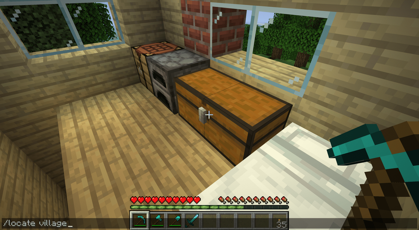 Cum să găsești un sat în Minecraft