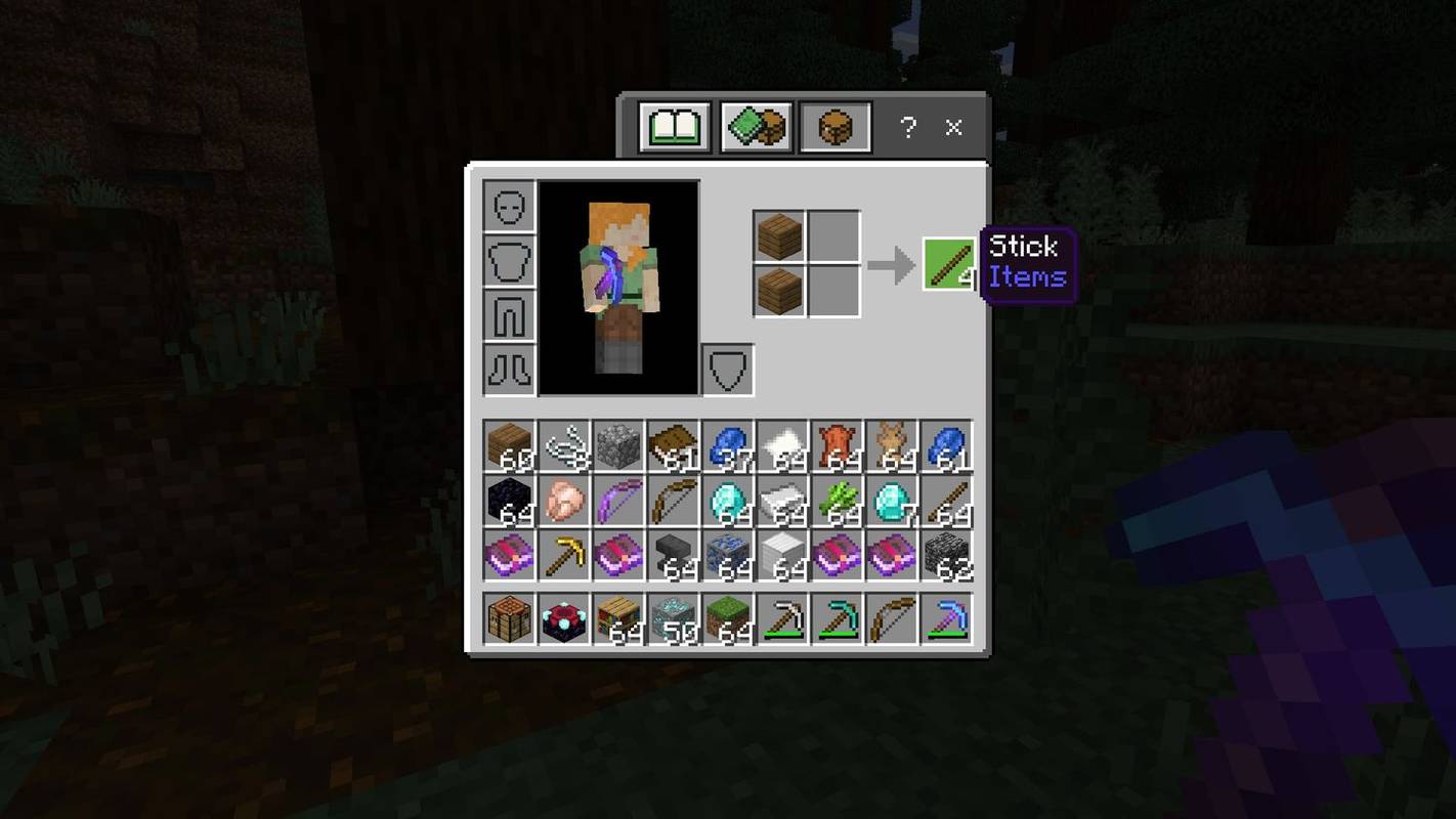 Comment fabriquer une pioche dans Minecraft