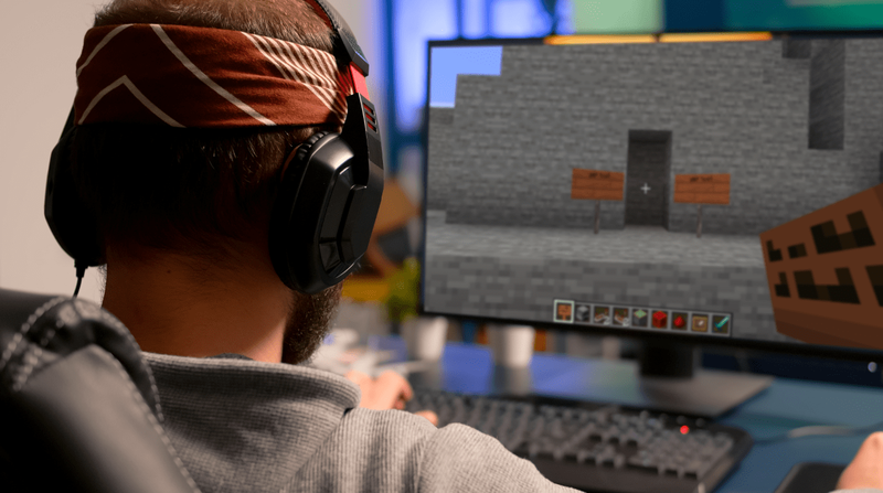 Hur man gör en hemlig dörr i Minecraft