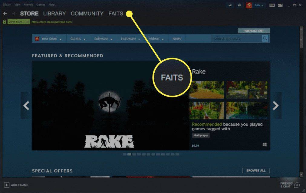 Cara Menambah Teman di Steam