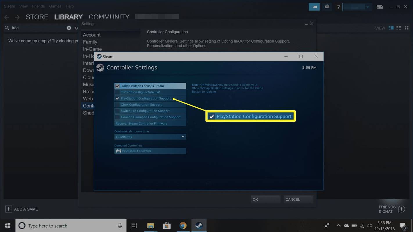 Πώς να χρησιμοποιήσετε ένα χειριστήριο PS4 στο Steam