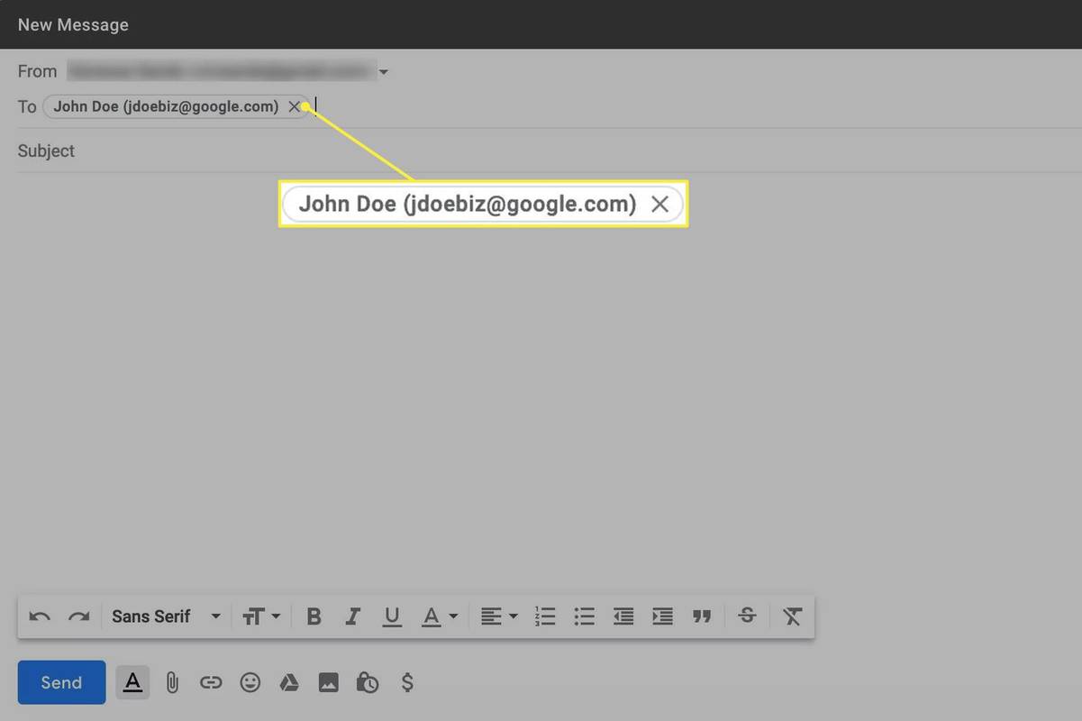 Sådan redigeres en modtagers e-mail-adresse eller navn i Gmail