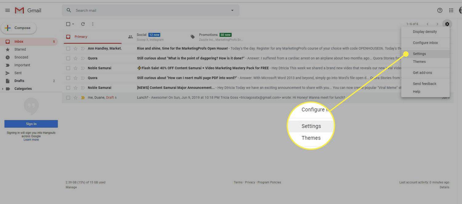 Как да получавате известия за нова поща на работния плот за Gmail