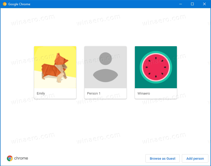 Google 크롬의 브라우저 닫기에서 프로필 삭제 활성화